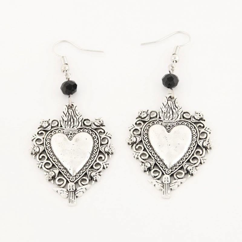 Moon Pentagram Earrings