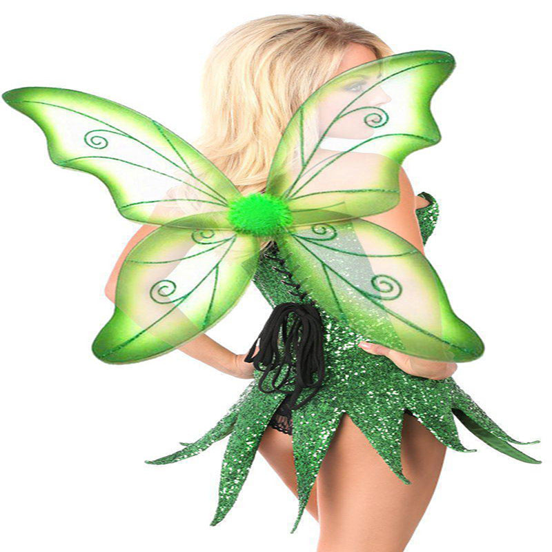 Christmas Halloween Costume Cosplay Cosplay Dress Fairy Wings