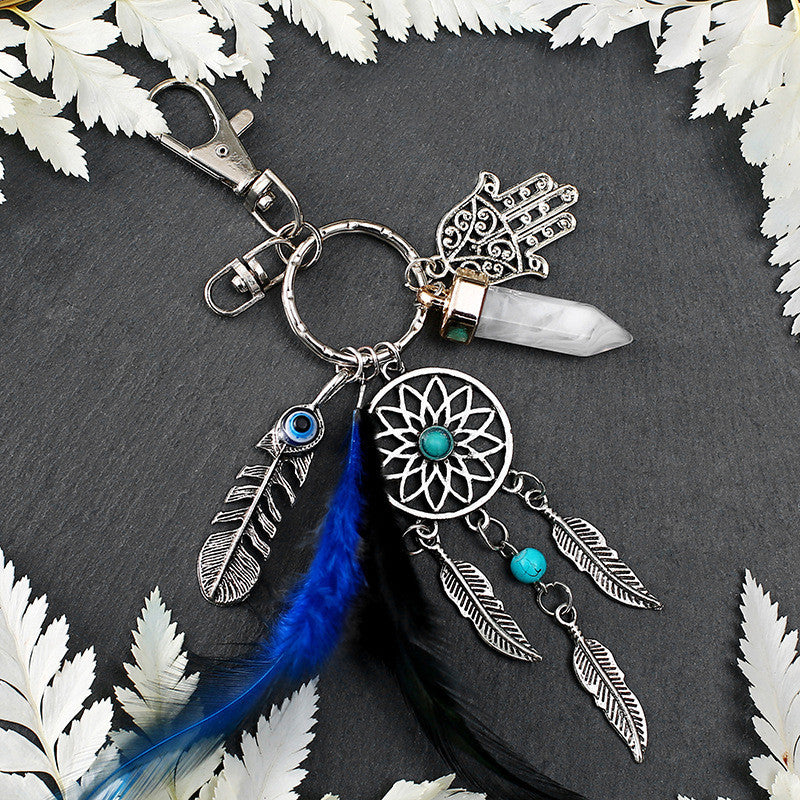 Dreamcatcher keychain pendant