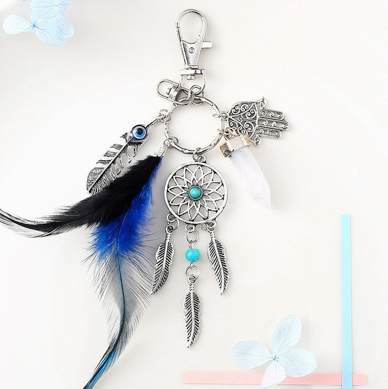 Dreamcatcher keychain pendant