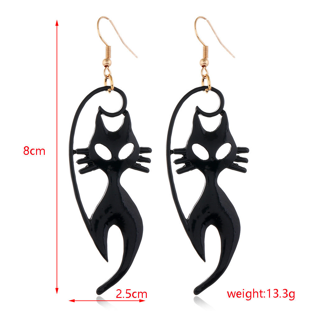 Skull Spider Pumpkin Earrings