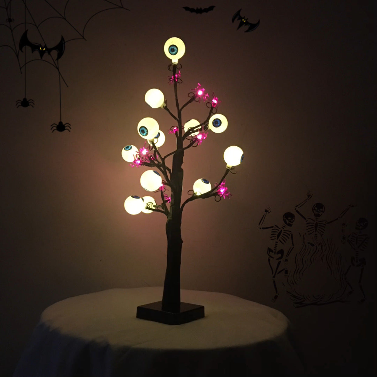 Halloween LED Ghost Eyeball Tree Light Halloween Decoration