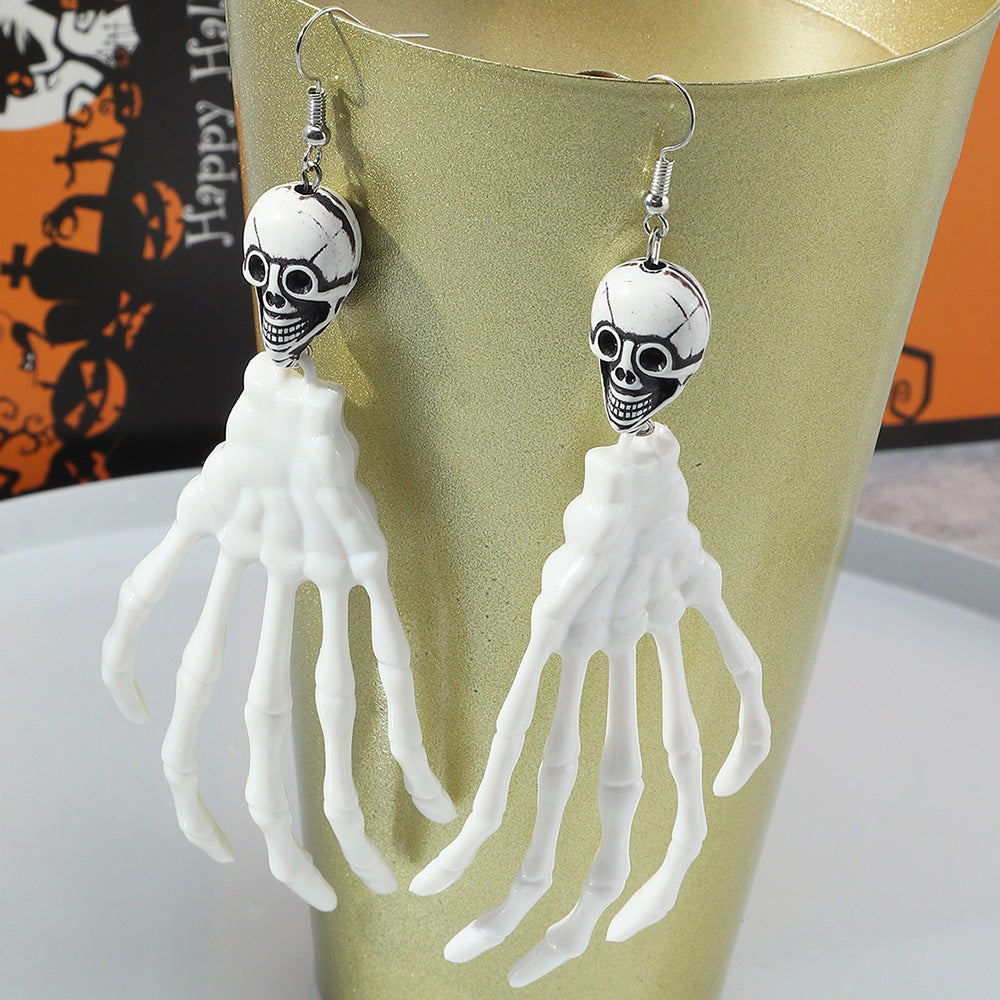 Exaggerated Horror Funny Ghost Hand Earrings