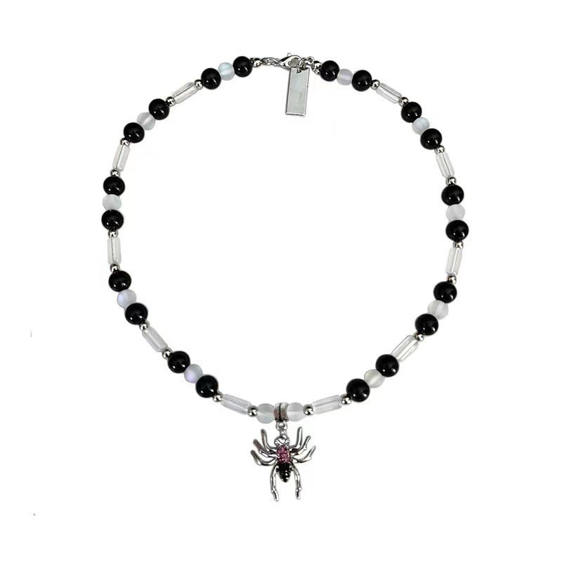 Fashion Dark Spider Pendant Necklace